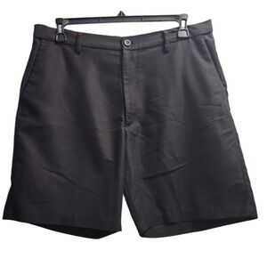 Chaps Shorts Flat Front Black‎ Casual Everyday Shorts 36